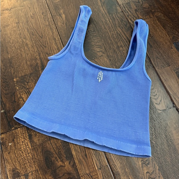 FP Movement by Free People Tops - FP Movement Blue Ribbed Tank Size S
